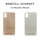 【正規代理店】 レベッカミンコフ iPhoneXS iPhoneX スマホケース Rebecca Minkoff - Be More Transparent Case iPhone iPhoneケース アイフォン アイフォンケース ケース カバー ブランド おしゃれ 女性 大人