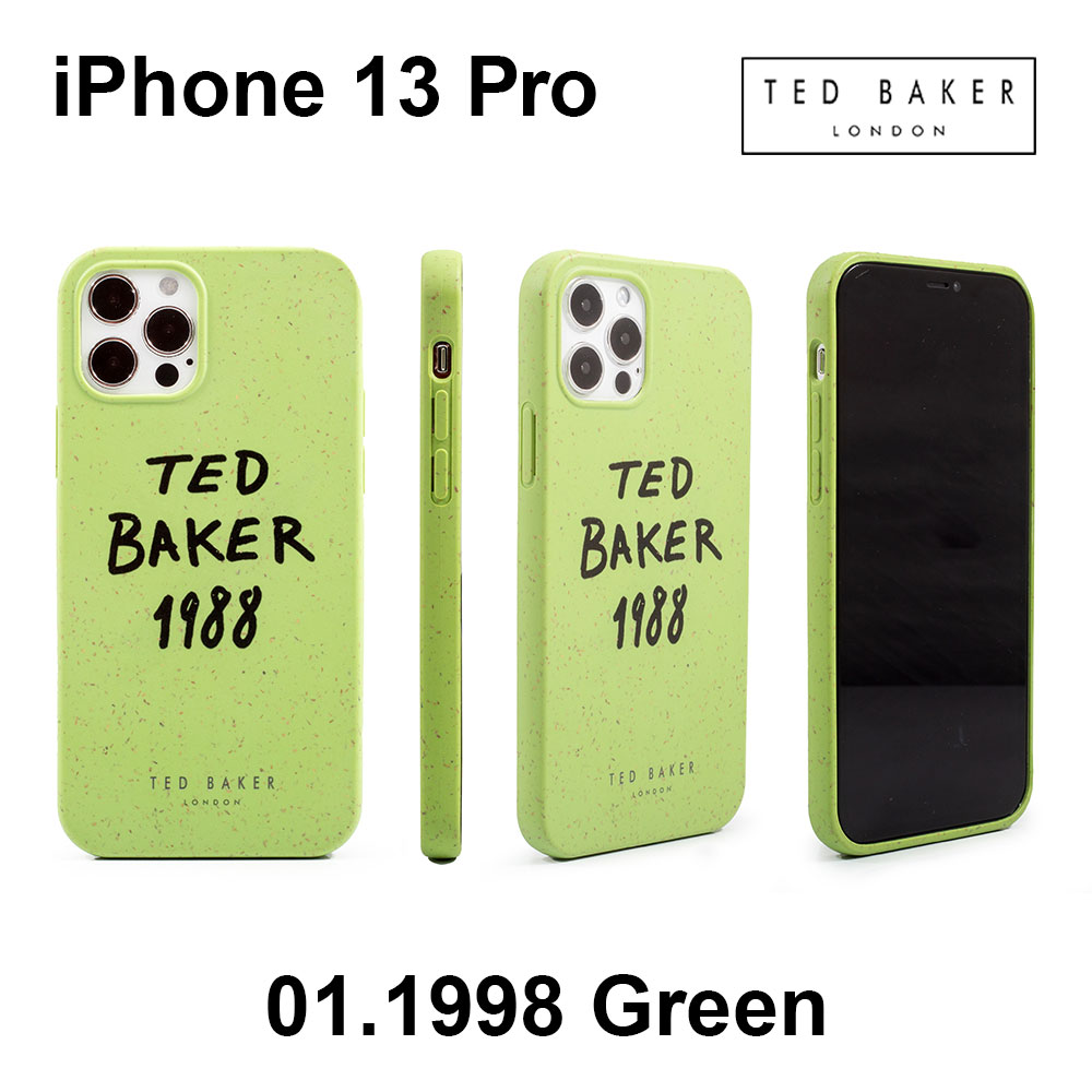 【正規代理店】 テッドベーカー iPhone13 Pro スマホケース ワイヤレス充電 Ted Baker Biodegradable Case iPhone iPhoneケース アイフォン ブランド スマホ ケース スマートフォン 保護 耐衝撃 蛍光色 おしゃれ 女性 大人