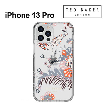 【正規代理店】 テッドベーカー iPhone13 Pro スマホケース Ted Baker Anti-Shock Case クリアタイプ iPhone iPhoneケース アイフォン ブランド スマホ ケース スマートフォン スリム 保護 耐衝撃性 薄型 お洒落 おしゃれ 女性 彼女