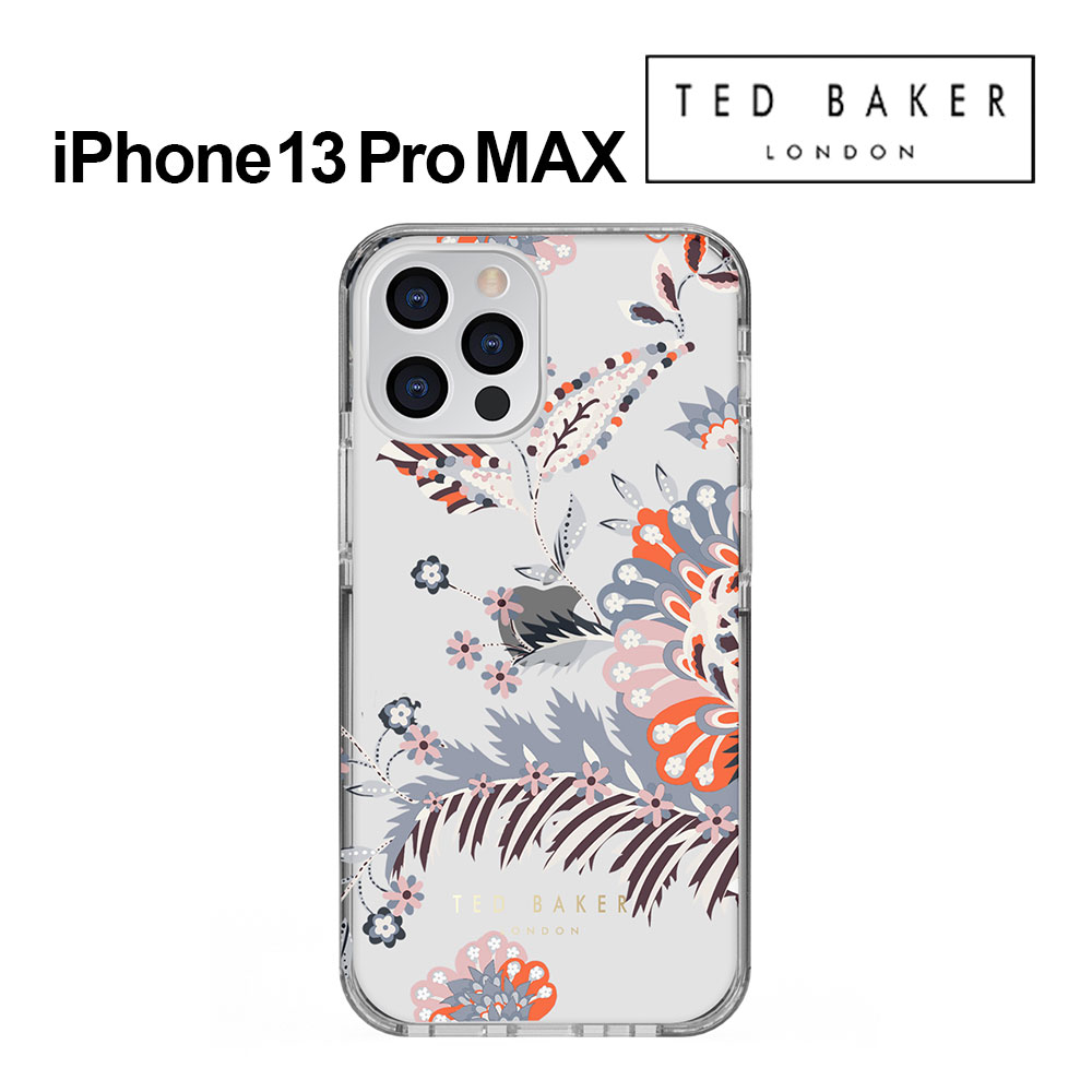 【正規代理店】 テッドベーカー iPhone13 Pro Max スマホケース Ted Baker Anti-Shock Case クリアタイプ iPhone iPhoneケース アイフォン ブランド スマホ ケース スマートフォン スリム 保護 耐衝撃性 薄型 お洒落 おしゃれ 女性 彼女