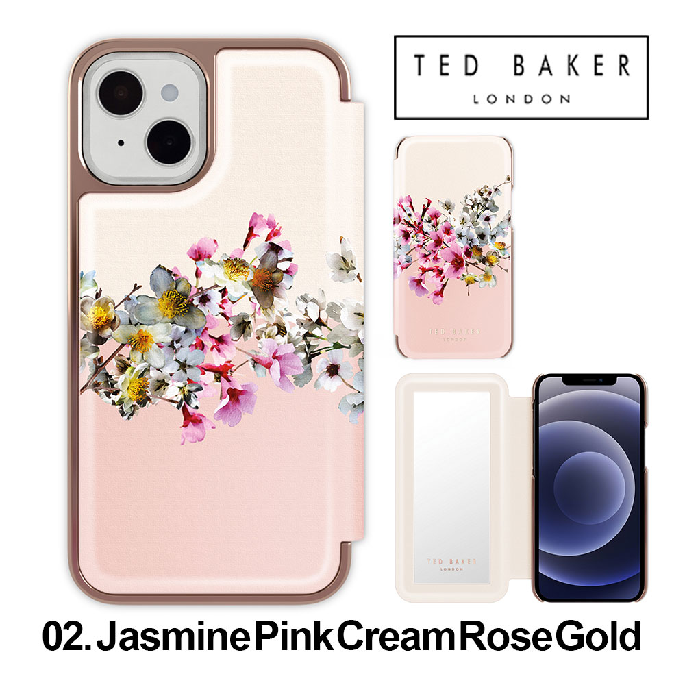 【正規代理店】 テッドベーカー iPhone13 mini スマホケース Ted Baker Folio Case iPhone iPhoneケース アイフォン ブランド スマホ ケース スマートフォン 手帳 手帳型 手帳型ケース 花柄 カード 収納 定期 女性 大人