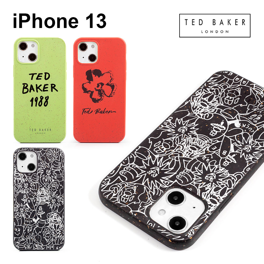 iPhone 13 用ケース Ted Baker テッドベーカー Biodegradable Case エコ スマホケース 正規代理店