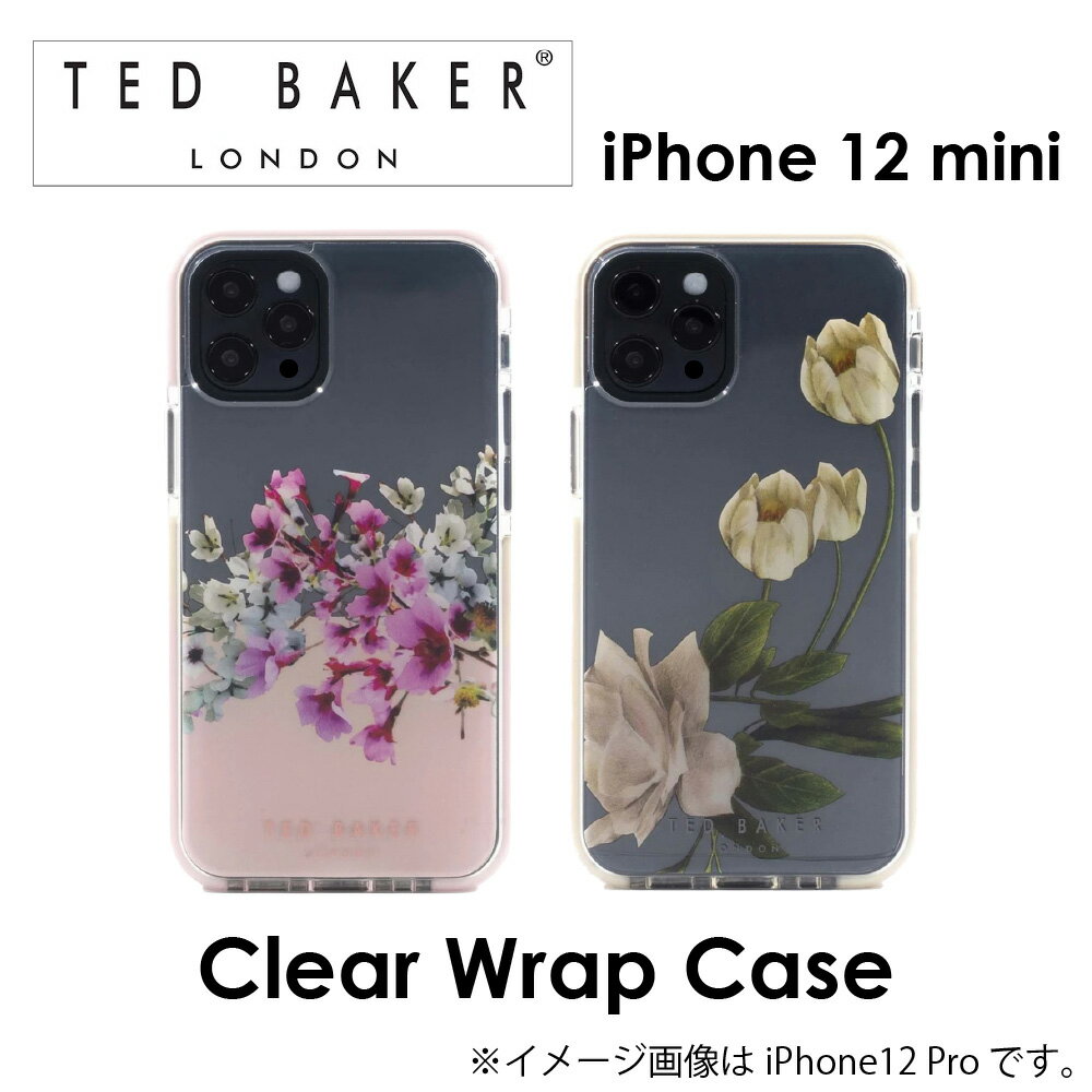 【正規代理店】 テッドベーカー iPhone12 mini スマホケース Ted Baker Antishock CASE iPhone iPhoneケース アイフォン アイフォンケース ケース カバー 花柄 スリム 薄型 お洒落 おしゃれ 大人 女性