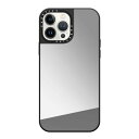【公式】CASETiFY iPhone 13ProMax MagSafe 対応 ミラーケース 耐衝撃 保護ケース ワイヤレス充電に対応 MagSafe 対応 シルバー (ブラックバンパー) ブラック (ブラックバンパー)