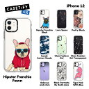 【公式】CASETiFY iPhone12 インパクトケース クリア ブラック クリア フロスト Hipster Frenchie Fawn Love Space New Year Winter Christmas Xmas Valentine Glam Fashion Girl iPhoneケース iPhone12 耐衝撃 保護ケース 透明