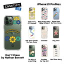 【公式】CASETiFY iPhone 13ProMax インパクトケース クリア ブラック クリア フロスト Below 30 Degrees Pug Corn DAISIES Eat Your Clouds I 039 m sick of everything Bunnies by foxy illustrations iPhoneケース iPhone 13ProMax 耐衝撃 保護ケース 透明