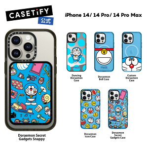 【公式】 CASETiFY iPhone14 iPhone 14Pro iPhone 14ProMax DORAEMON インパクトケース ミラーケース MagSafe対応 Snappy グリップスタンド カードホルダースタンド スマホストラップ 3D エアポッド