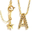 イニシャルペンダント Aダイヤモンド イニシャルペンダント ネックレス pt900/850 プラチナK18YG イエローゴールド A-initial pendant necklace