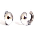 ナッツフープイヤリングSV925シルバーイヤカフ6.5mm×10mm