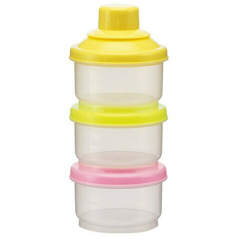 [12月3日〜11日 P20倍]ミルクケース（3段式） コンビネーションカラー 外出 お出かけ 調乳 ミルク作り ..