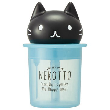 光る卓上ダイカットミスト加湿器●ねこっと-NEKOTTO-●//乾燥 ケア 保湿 対策 うるおい 超音波 USB給電式 ライト LED デスク 寝室 オフィス 卓上 キャラクター かわいい 猫 ネコ//