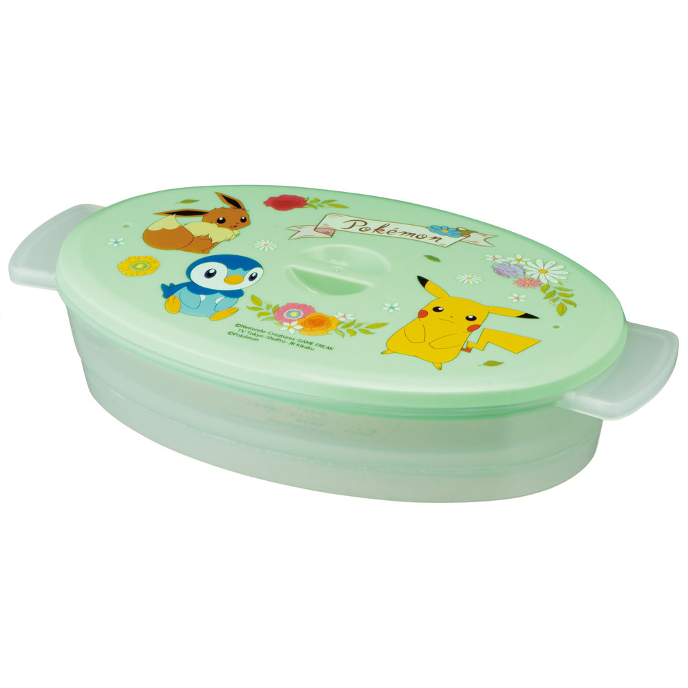 [24日〜27日 P15倍]オムレツ メーカー　ポケモン アンティーク フォレスト　オムレツ たまご 卵 玉子 タマゴ 電子レンジ 調理 料理 食事 電子レンジ【調理シリーズ キャラクター ピカチュウ イーブイ ポッチャマ ポケットモンスター ROR1 スケーター】のサムネイル