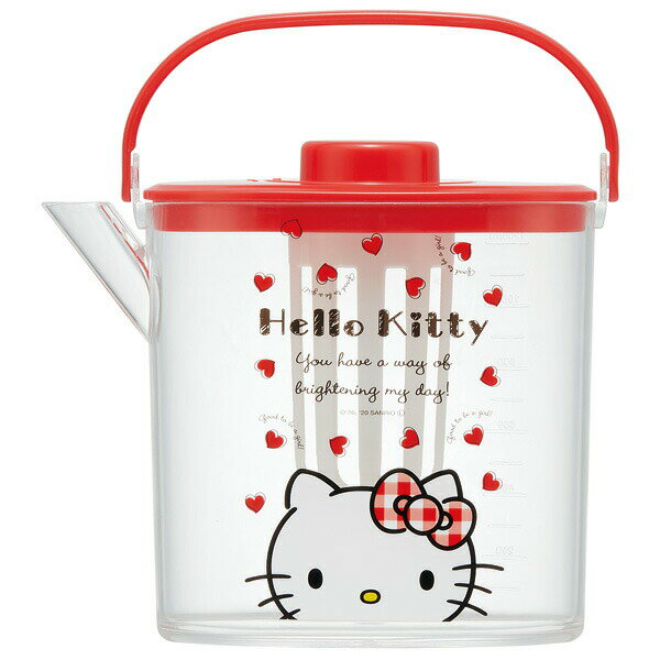 コーヒー・お茶用品, 茶ポット・冷水筒 20P10 1.2L Red Heart OK Sanrio 