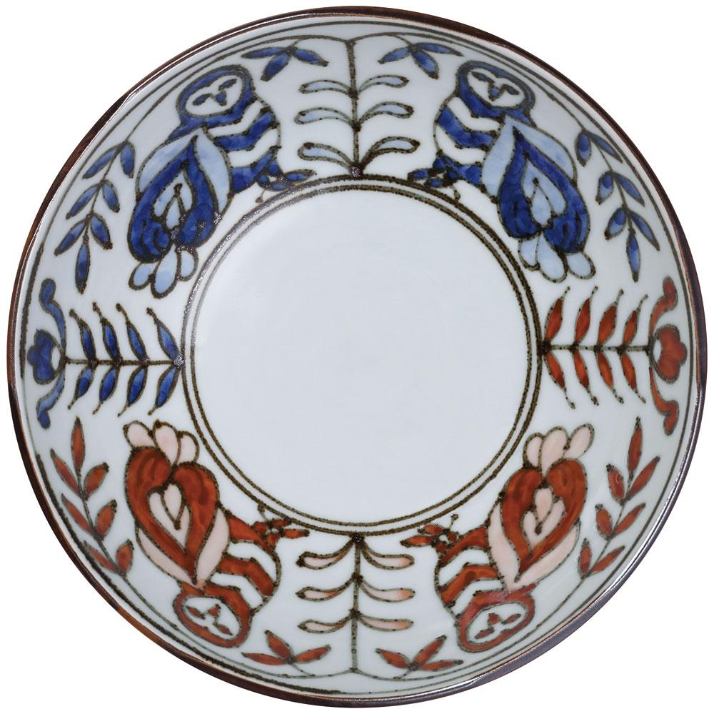 6寸鉢 清水焼 鴻月 こうげつ 東五六 きよみずやき 京焼 焼物 焼き物 食器 皿 和風 スケーター