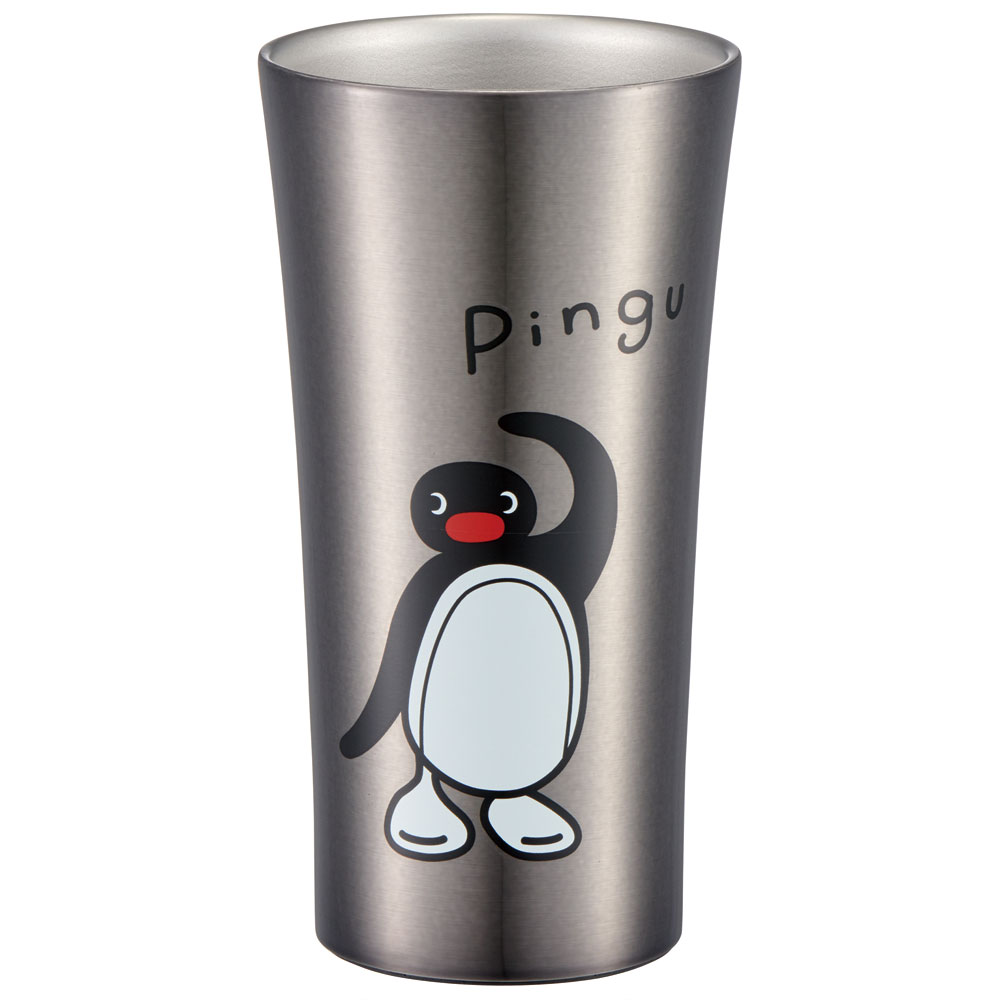 【4日〜P5倍】タンブラー おしゃれ 保温 保冷 ステンレスタンブラー 400ml キャラクター グッズ スケーター STB4N ピングー PINGU ペンギン 女の子 レディース 【コップ 割れない プレゼント ギフト 2000円 お返し 小学生 食器】