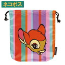 # 巾着 巾着袋 きんちゃく 小物入れ 持ち運び かわいい キャラクター スケーター ZKT1 ディズニー レトロ バンビ 男の子 女の子 Disney【おしゃれ かわいい キッズ こども 子供】(4)