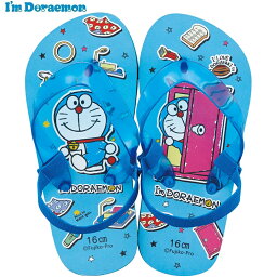 [24日～27日 P15倍]ビーチサンダル キッズ 16cm 子供 キャラクター サンダル 夏用 痛くない skater SDBE16 スケーター ドラえもん どらえもん 男の子 女の子 男子 女子【ビーサン子ども 海 ゴムバンド付き 子供用 おしゃれ プレゼント】