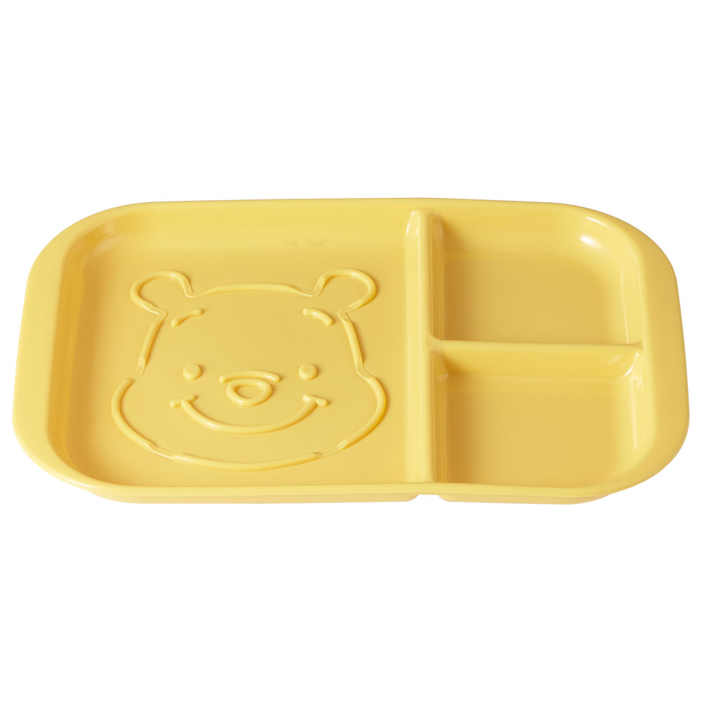 [3日〜11日20倍]モーニング プレート 仕切り付 皿 仕切り皿 食パン 朝食 食器 キャラクター スケーター skater MPLS1 くまのプーさん プーさん Pooh 女性 レディース【食事 ご飯 可愛い 電子レンジ可 食洗機可 ワンプレート】のサムネイル
