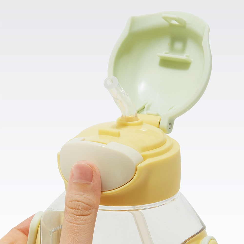 スケーター ストロー ワンタッチ 水筒 530ml ワンプッシュ キッズ 子供 マグ スト...