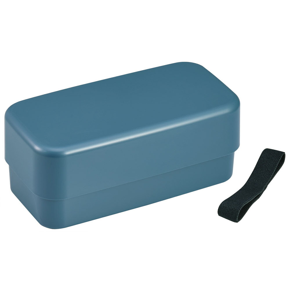 [〜12月3日17時まで P10倍]環境に配慮した ランチボックス 1000ml 2段 お弁当箱 カトラリー付き 大人 skater スケーター PLB10WSB アッシュカラー アッシュブルー【レンジ対応 食洗機対応 スプーン フォーク 付き 弁当箱】