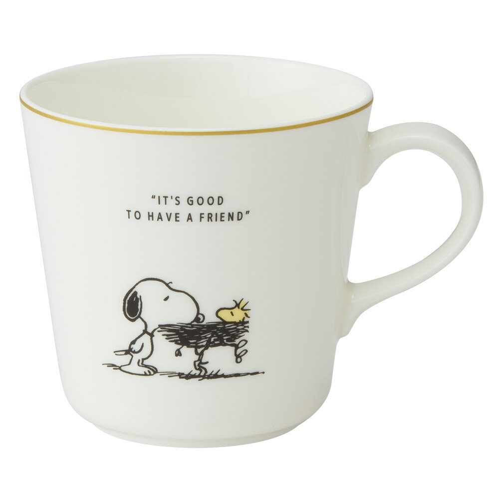 [12月12日〜1月16日 P15倍]スケーター マグカップ 大 290ml マグ ナルミボーンチャイナ NARUMI ナルミ ボーンチャイナ 食器 skater CBMG30 スヌーピー バッジ SNOOPY ピーナッツ 女性【コップ 磁器 陶磁器 キャラクター 鳴海製陶】