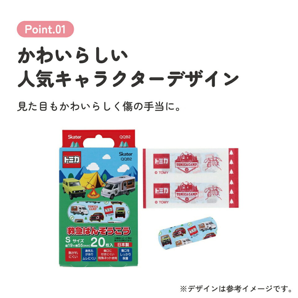 [4月22日〜5月20日 P20倍]絆創膏 キャラクター かわいい 20枚 入り S サイズ ばん...