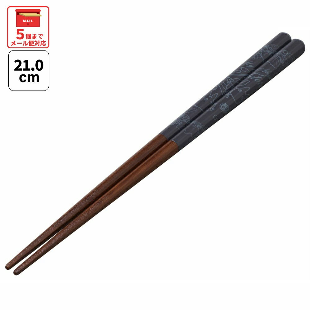 [〜12月11日10時まで P20倍]# 塗箸 箸 大人 すべらない 21cm キャラクター ANN4SQ スケーター となりの..