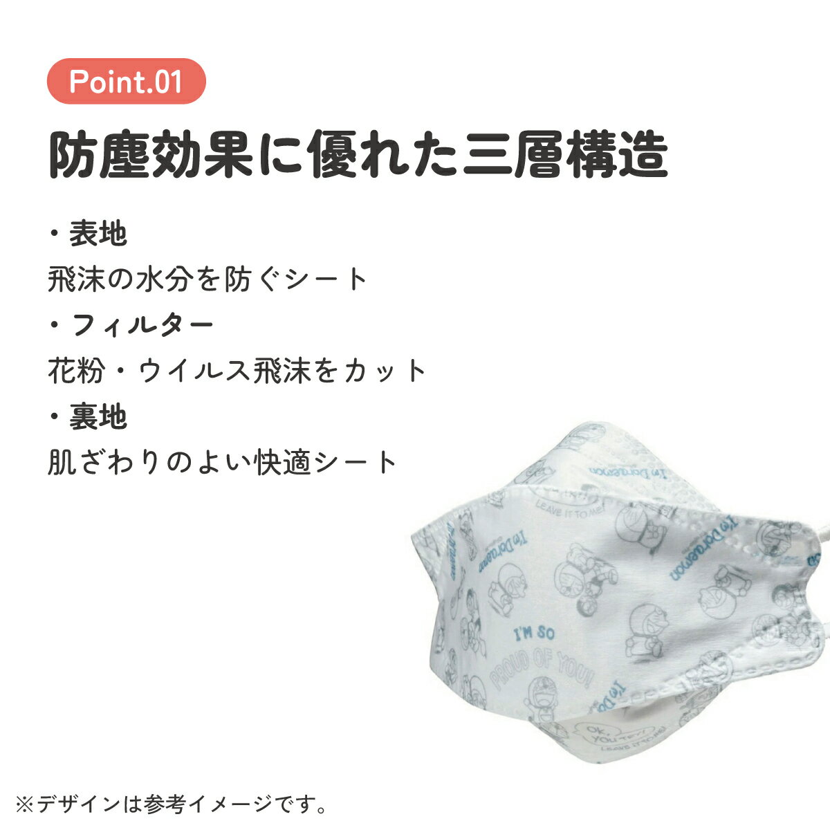 # 99% カット マスク 不織布 大人 用 高機能 立体 5枚入り 韓国マスク キャラクター スケーター MSKSH4【かわいい 呼吸しやすい 口につかない 口紅 口紅がつかない 立体ドラえもん どらえもん 男の子 女の子 男子 女子】