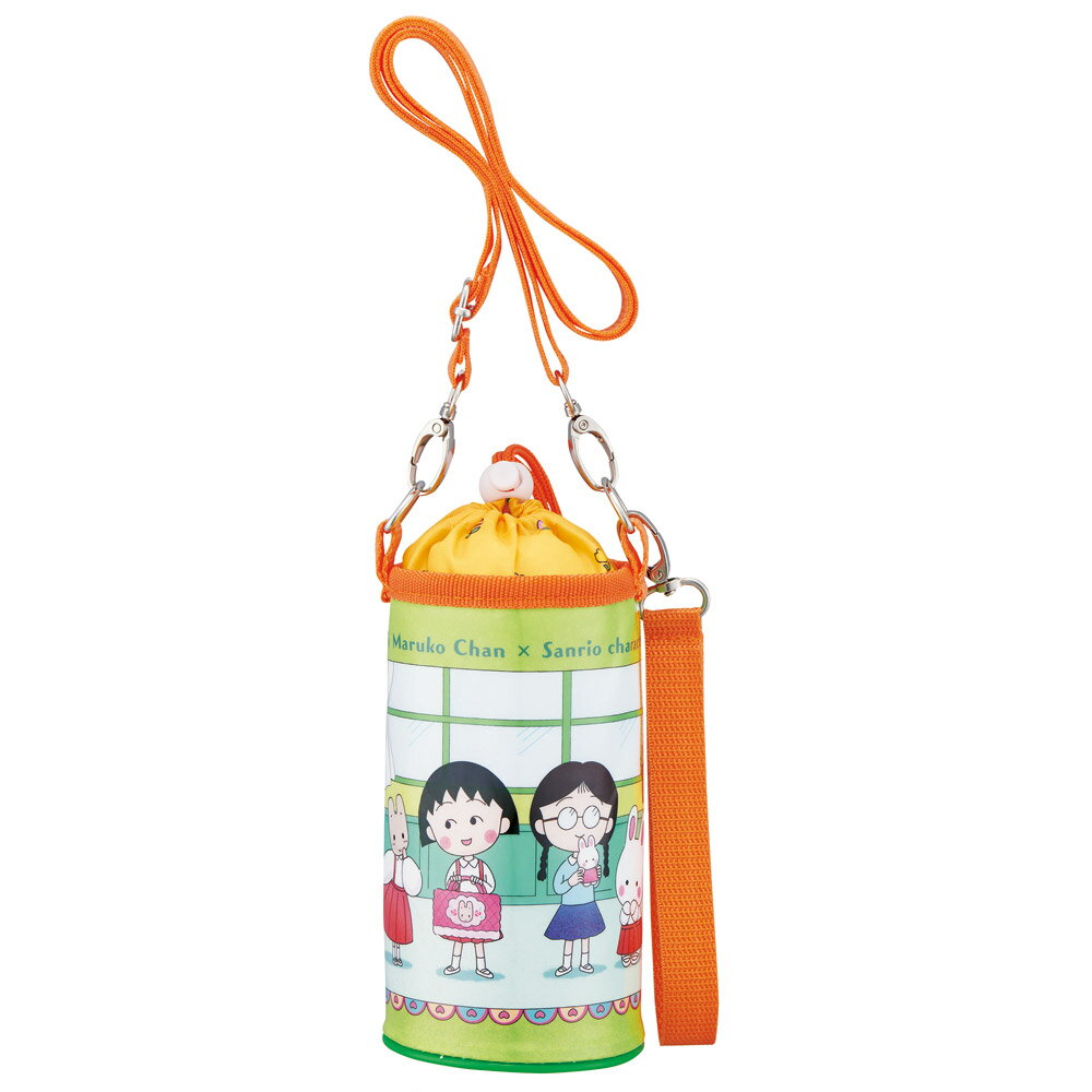 樂天商城 - スケーター ペットボトル ボトル カバー エナメル加工 水分補給 アルミ蒸着仕様 キャラクター skater PVPC6 ちびまる子ちゃん サンリオキャラクターズ キティ【子供 ペットボトルケース お出かけ かわいい 幼稚園 小学生】