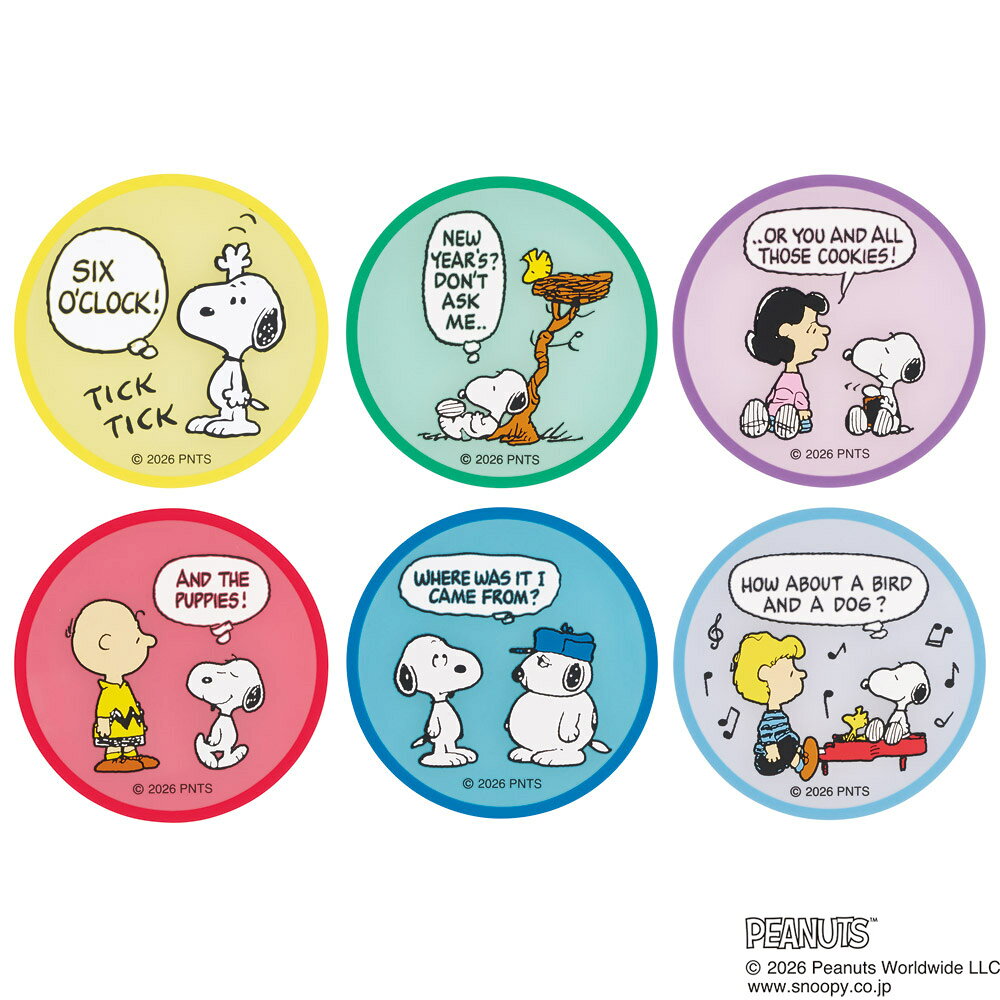スケーター キャラクター ミステリーボックス ラバーコースター 全6種類 可愛い おしゃれ RCSTB1B skater スヌーピー SNOOPY ピーナッツ 女性