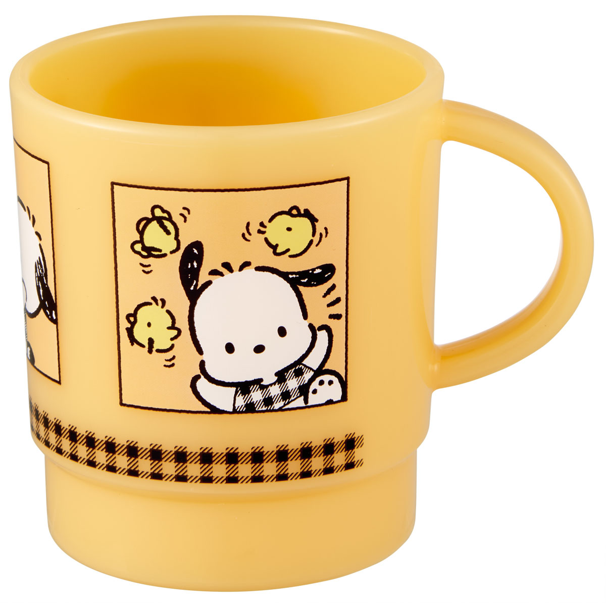 [9月28日〜10月20日 P20倍]スケーター スタッキング コップ 重なるカップ 食事 飲料 マイカップ マイコップ キャラクター skater KP1 ポチャッコ サンリオ キャラクター 女の子【電子レンジ対応 積み重ね 収納 かわいい 食洗機対応】