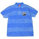 【 Nine Rulaz Line / ナインルーラーズ 】 Vintage Polo Shirt ( ヴィンテージ ポロシャツ ) / ブルー 【あす楽対応_東北】【あす楽対応_関東】 ( ナインルーラーズ ポロシャツ ) ( NINE RULAZ ポロシャツ )