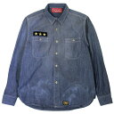 DOUBLE HARD / ダブルハード Washed Chambray Shirts ( シャンブレーシャツ ) / インディゴブルー 【あす楽対応_東北】【あす楽対応_関東】 ( DOUBLE HARD シャツ ) ( ダブルハード シャツ ) ( ダブルハード デニム )(4)