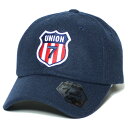 7UNION 7ユニオン Red & White Stripes Bent Brim Cap キャップ ボールキャップ 帽子 ネイビー