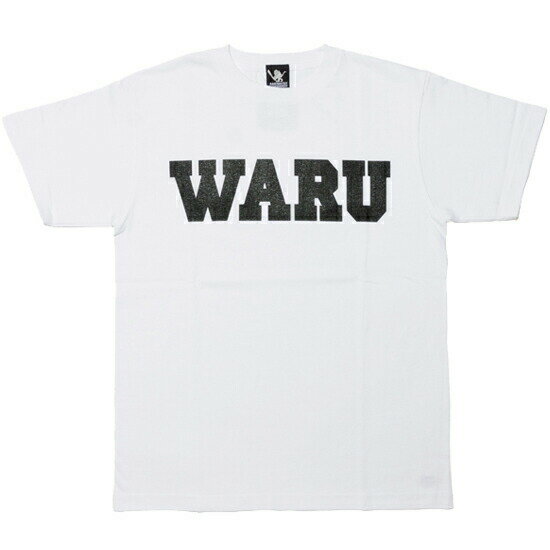 正規取扱店 サンタスティック Tシャツ メンズ レディース SANTASTIC WARU T-Shirt 半袖 ロゴ マンガ 漫画 TOKYO TRIBE 井上三太 コットン プレゼント ホワイト S-XXL E32003