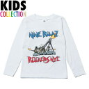 NINE RULAZ LINE（ナインルーラーズ） キッズ 子供服 ROCKERS NYC Collaboration Revolution Kids L/S Tee 長袖 ROCKERS NYC コラボ ホワイト NRKAW16-003