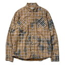  NINE RULAZ LINE iC[[Y Washed Check Shirt  Vc `FbN NRAW16-050 lCr[