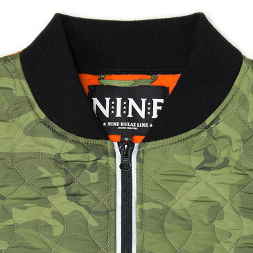 送料無料 NINE RULAZ LINE ナインルーラーズ Quilt Camo Jacket キルティング ジャケット アウター NRAW16-023 迷彩 カモフラ