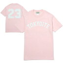 7UNION 7ユニオン TOKYOITE Tee 半袖 Tシャツ ユニセックス IAVW-017C ピンク