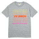 7UNION 7ユニオン Thank You Tee 半袖 Tシャツ ユニセックス IAVW-026C ヘザーグレー