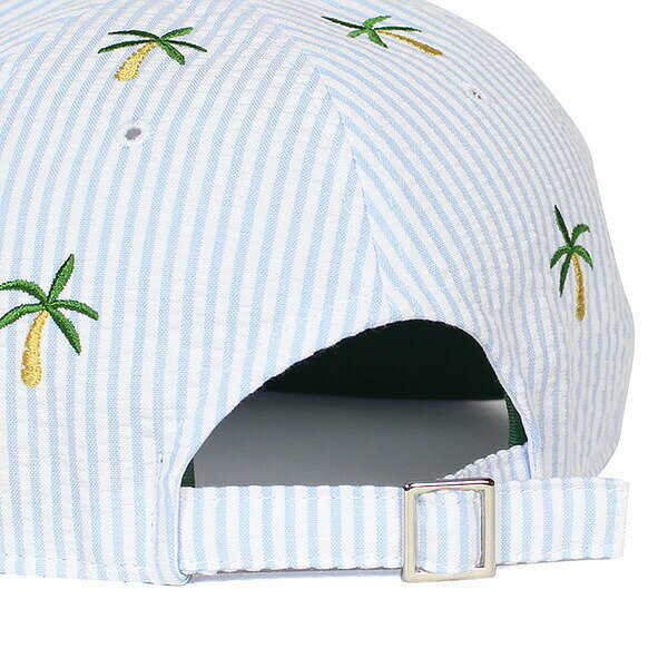 7UNION 7ユニオン Palm Sucker Snapback Cap ストラップバックキャップ IAVW-157 ブルーストライプ