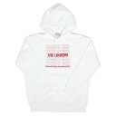 7UNION 7ユニオン Thank You Hoodie プルオーバー パーカー メンズ フーディ スウェット IAXY-011C ホワイト