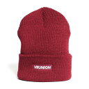 7UNION 7ユニオン 7union Box Logo Beanie ニットキャップ ビーニー 帽子 ユニセックス IAVW-136 ワイン