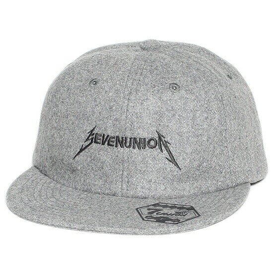 7UNION 7ユニオン Union Thunder Cap キャップ 6パネルキャップ 帽子 メルトン 7UB-743 ヘザーグレー