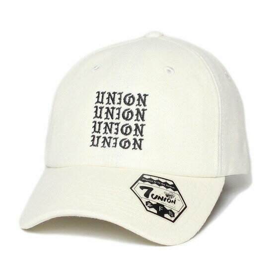 7UNION 7ユニオン Fairrax Bent Brim Cap ボールキャップ ベントブリムキャップ 帽子 7UB-745 ホワイト