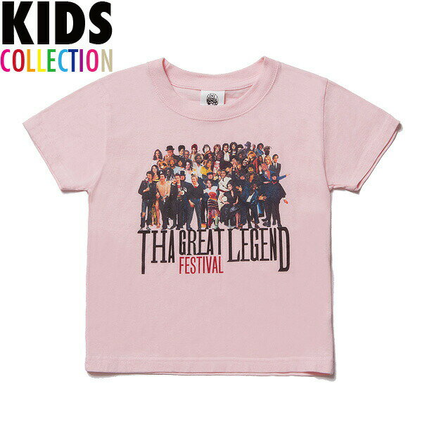 ポイント10倍 NINE RULAZ LINE ナインルーラーズ キッズ Kid's The Festival Tee 半袖 Tシャツ 子供服 NRKAW17-001 ピンク