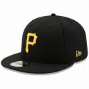 ニューエラ キャップ NEW ERA ピッツバーグ パイレーツ メジャーリーグ公式 選手用 帽子 吸汗速乾性 紫外線防御 NEWERA MLB CAP 人気 ブランド 正規品