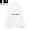 NINE RULAZ LINE LbY iC[[Y Kid's Graffiti Logo Hoodie p[J[ vI[o[ q NRKAW17-009 zCg