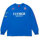 NINE RULAZ LINE ナインルーラーズ Football L/S Tee 長袖 ロンT NRAW17-016 ブルー