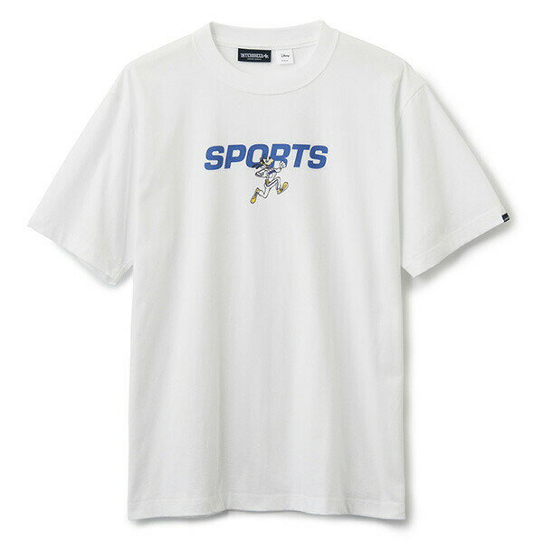 INTERBREED インターブリード ACTIVE SERVICE Disney Interbreed Goofy Sports SS Tee 半袖 Tシャツ TEIJIN ホワイト